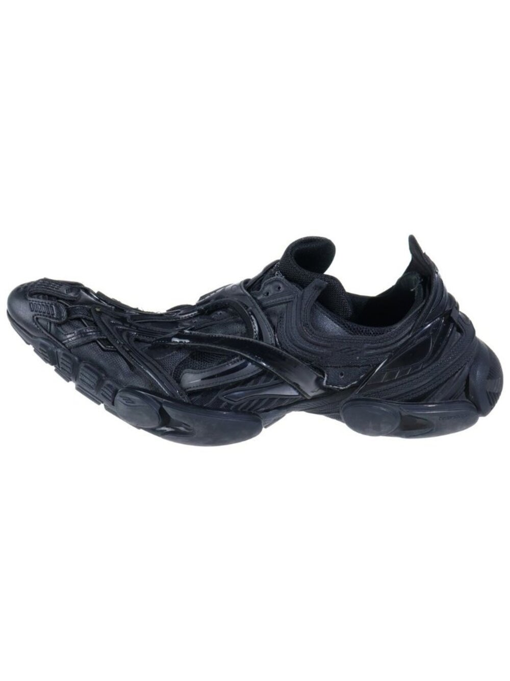 Balenciaga Reptil Low-Top Sneakers Black